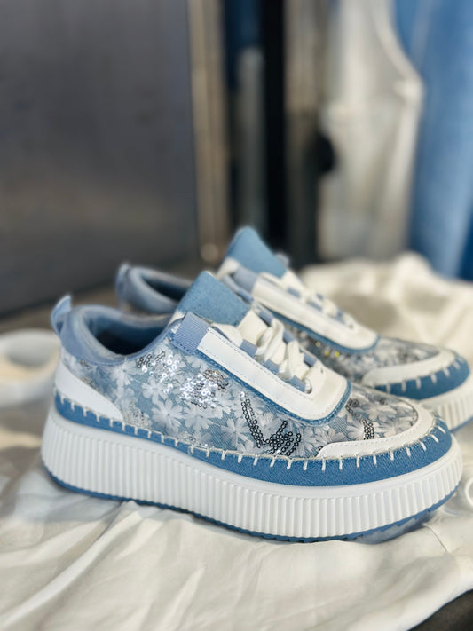 SNEAKERS « DINA » JEANS