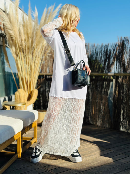 Robe « DENTELLE » BLANCHE