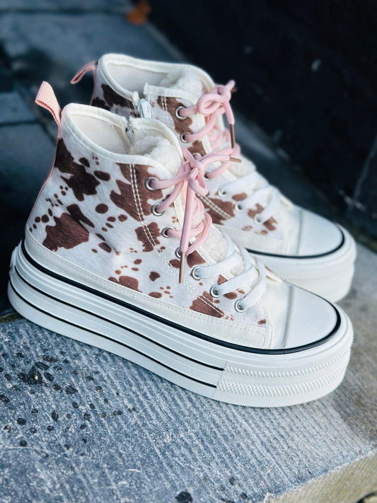 Sneakers « VACHETTE » BLANCHE