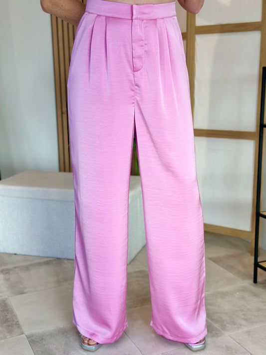 PANTALON CLASSIQUE ROSE