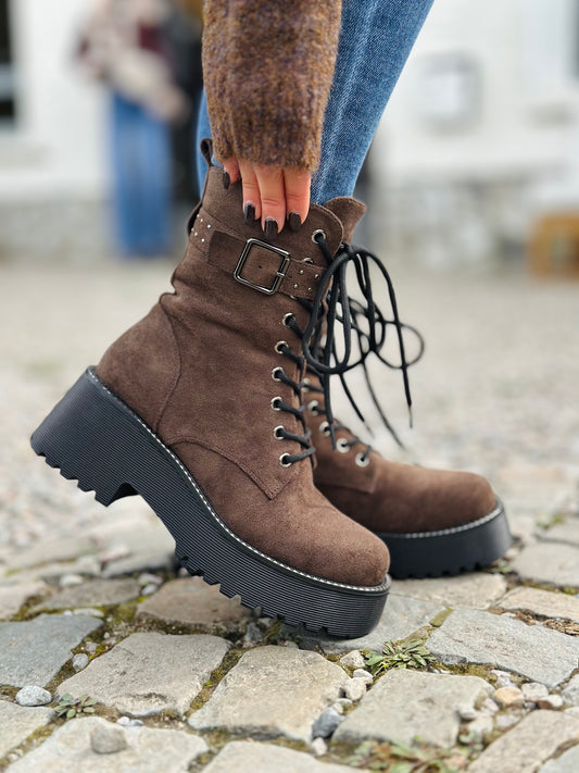Bottine « JESSICA » CHOCO