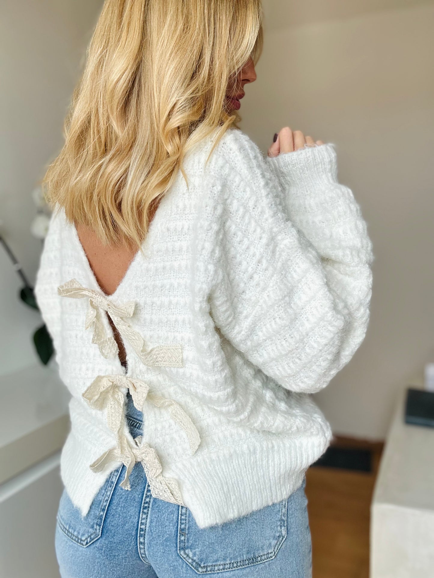 Pull « DANA » BLANC