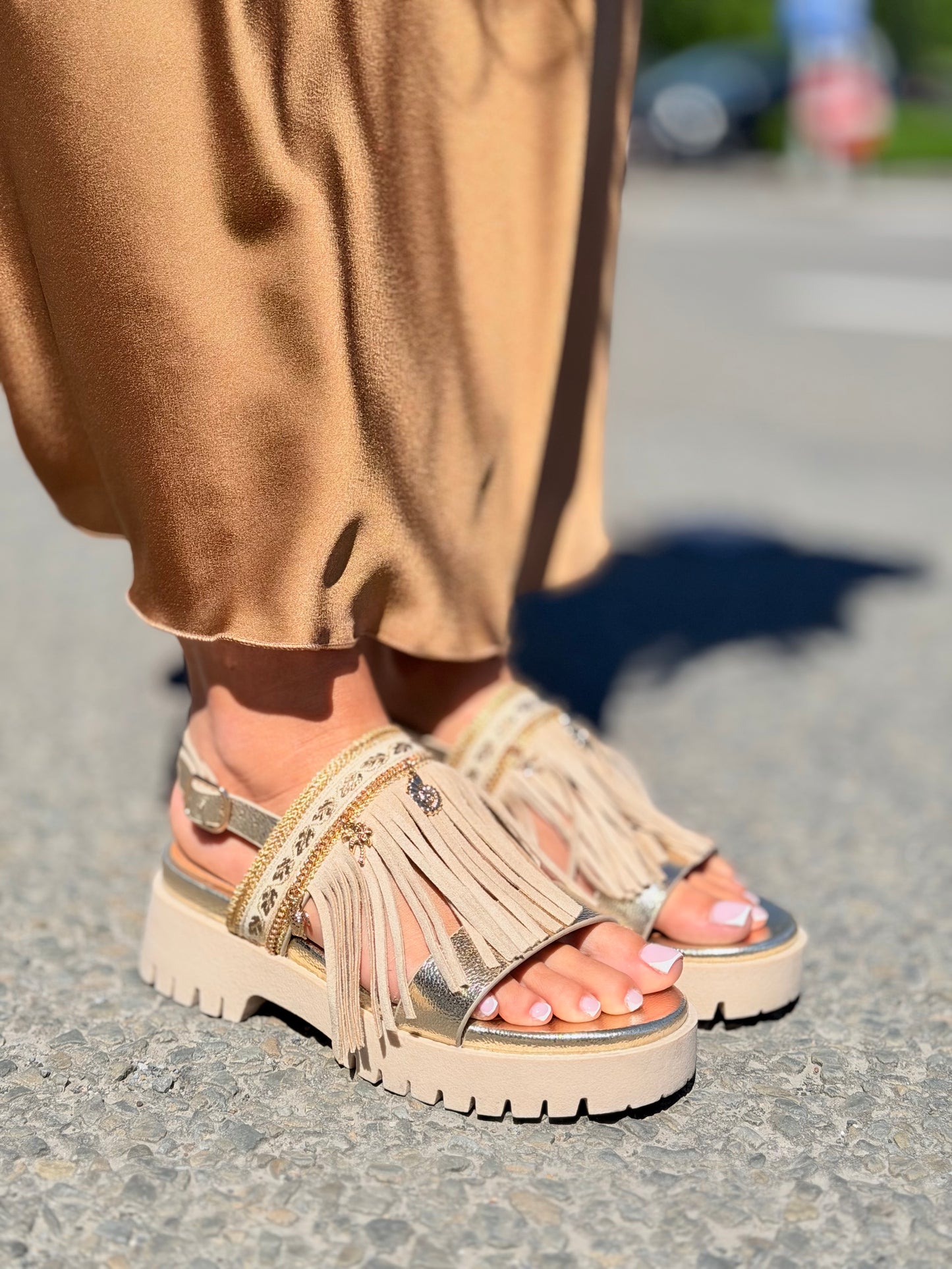 Sandales «Maria» beige
