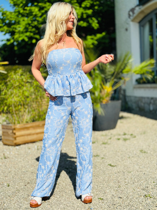 Combinaison « BELLA »              JEANS CLAIR