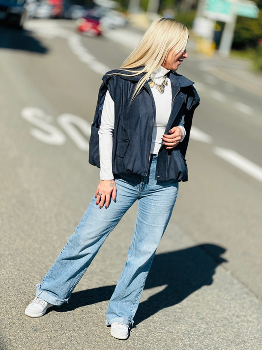 Veste « SONIA » BLEU JEANS