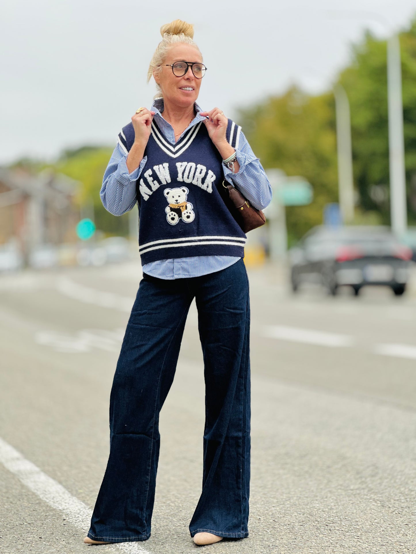 Pull « BEAR » BLEU
