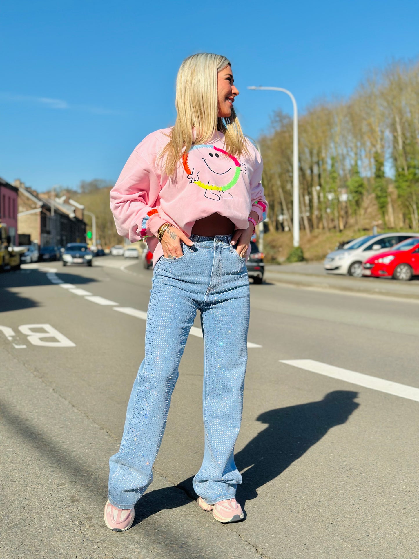 Jeans « HELENA » STRASS