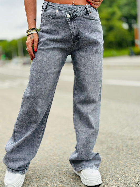 Jeans « SARAH » GRIS