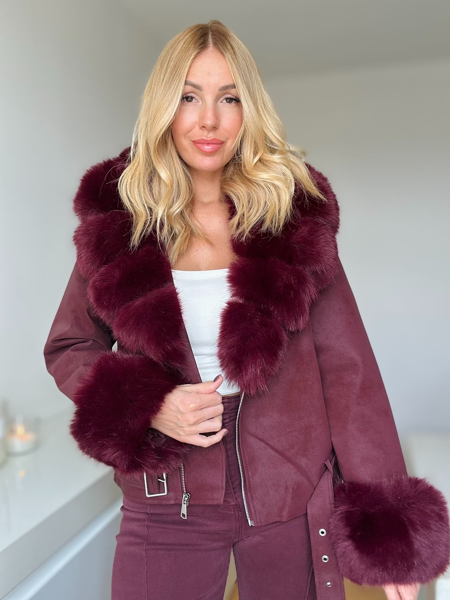 Veste « GABRIELLA » BORDEAUX