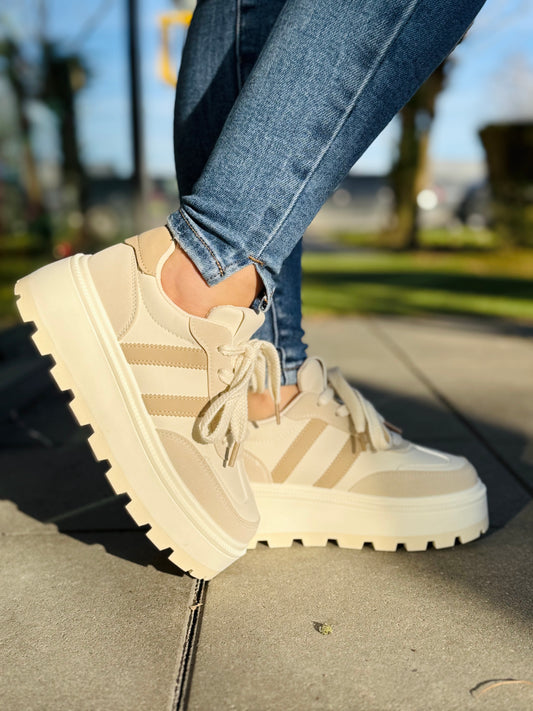 Sneakers « LOLA » BEIGE