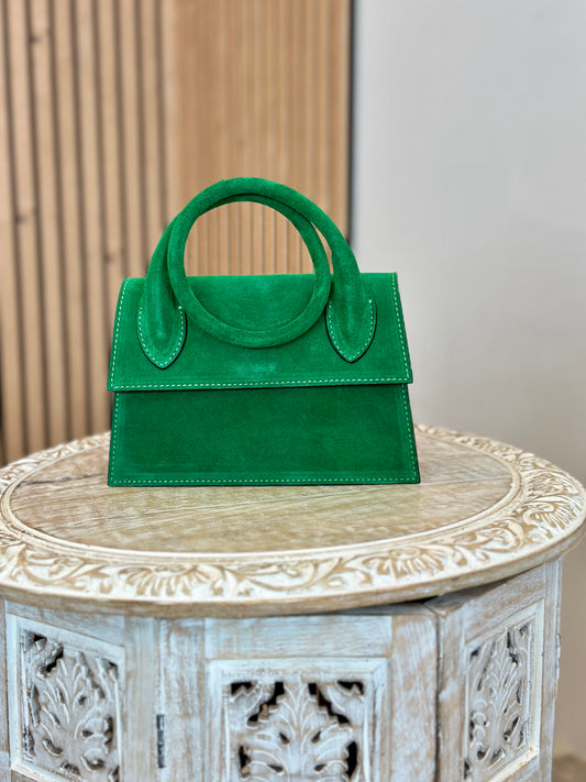 SAC EN CUIR NINA VERT