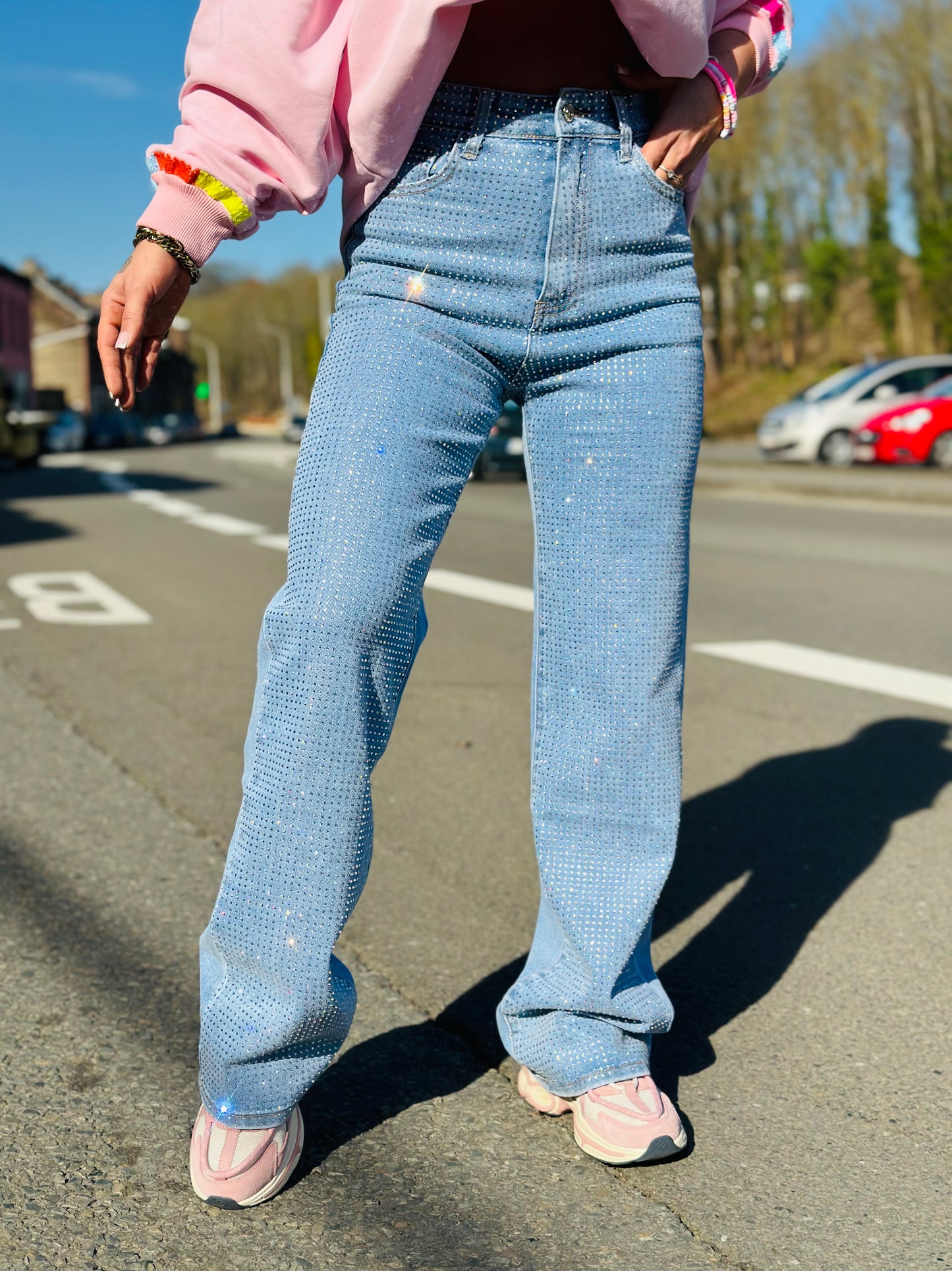 Jeans « HELENA » STRASS