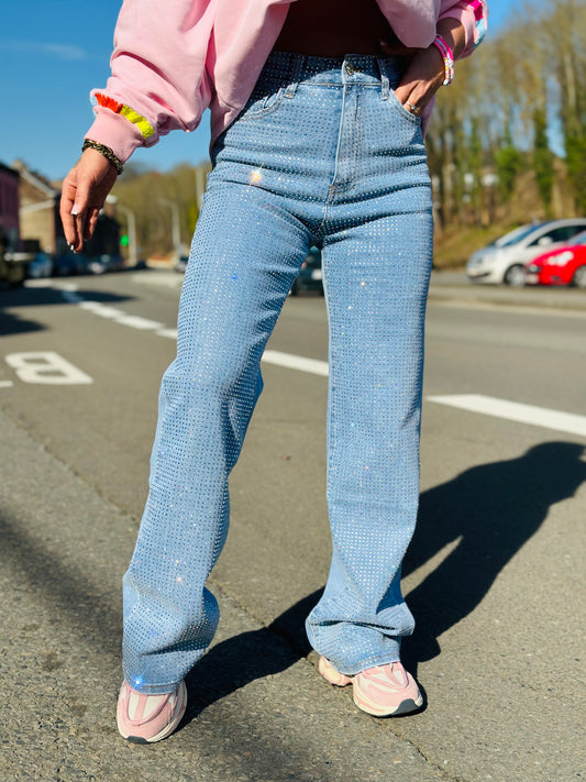 Jeans « HELENA » STRASS