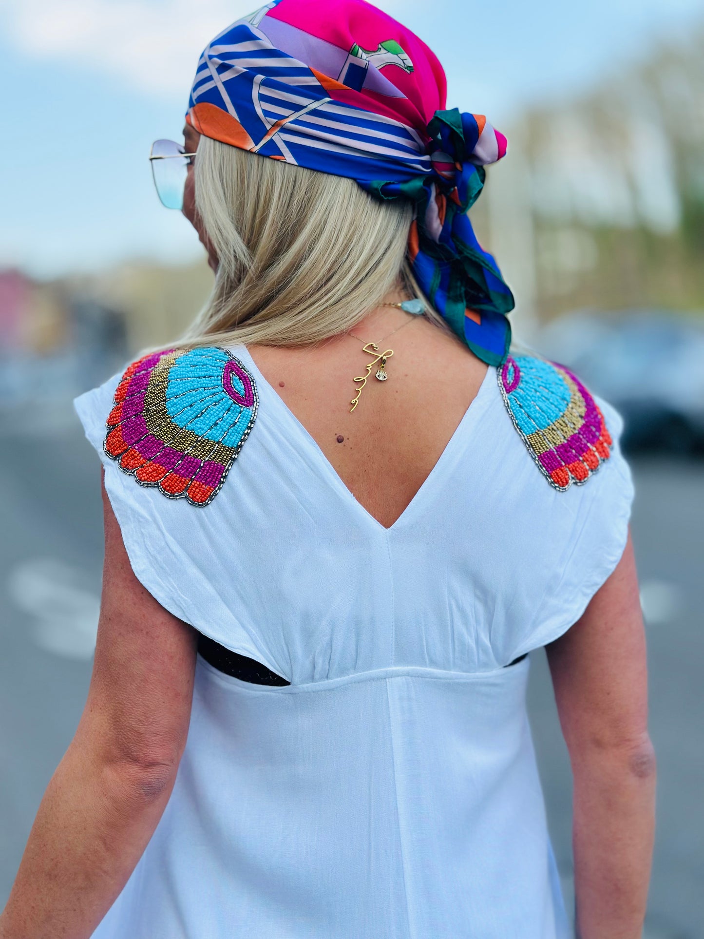 Robe « ANGÈLE » BLANCHE