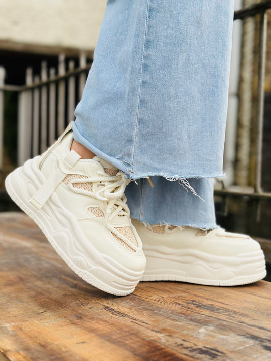 Sneakers « ALINA » BEIGE