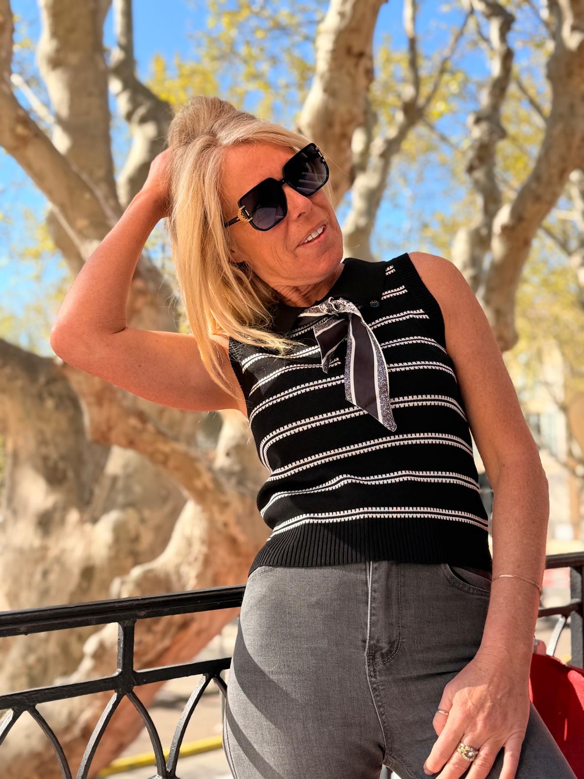 Blouse «Billie» noir