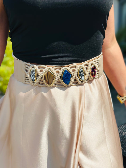 Ceinture « NINA » BEIGE