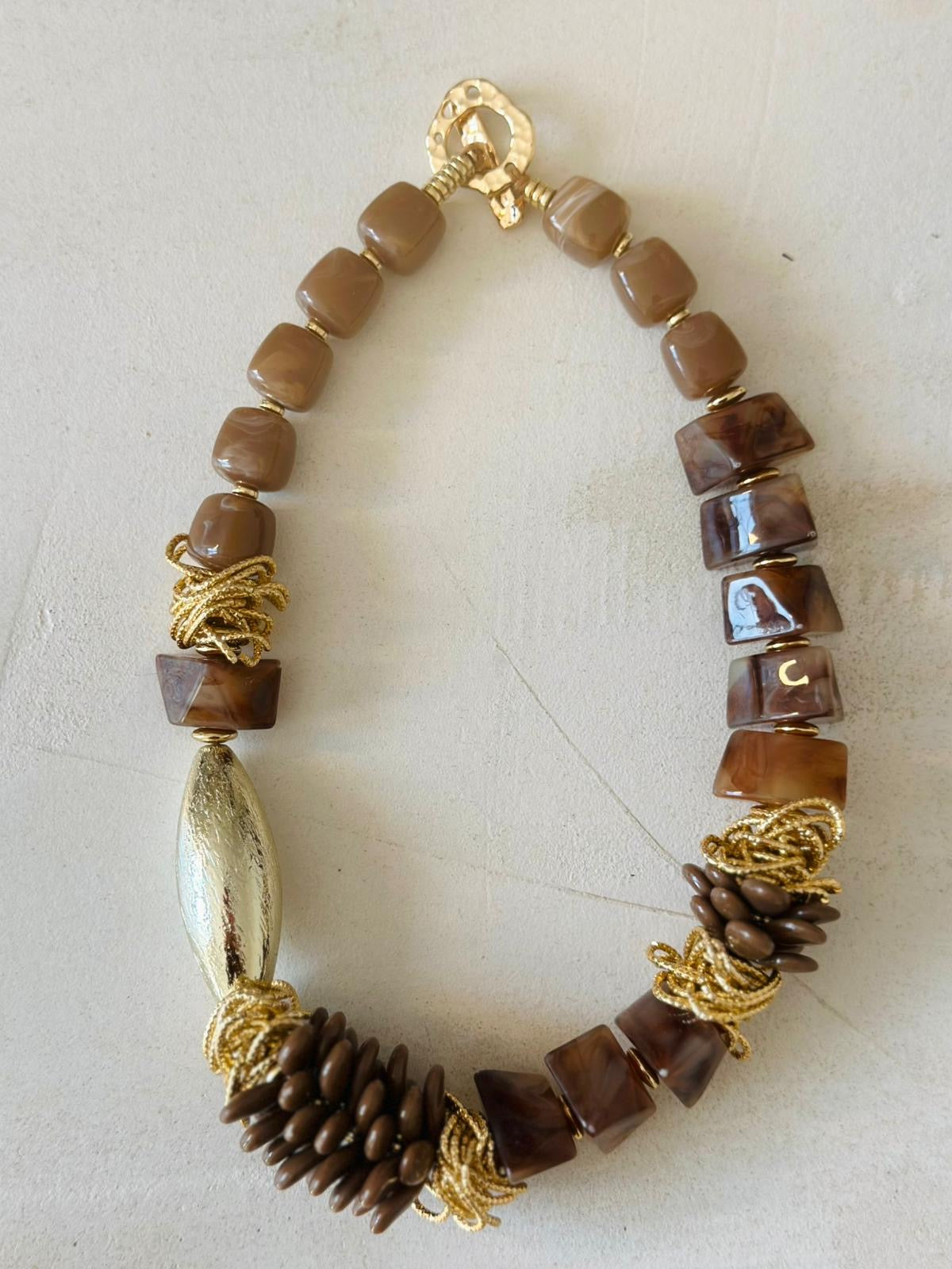 Collier «  ORIANA » CHOCO