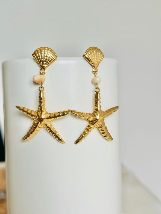 Boucles d oreilles "ÉTOILE" Or