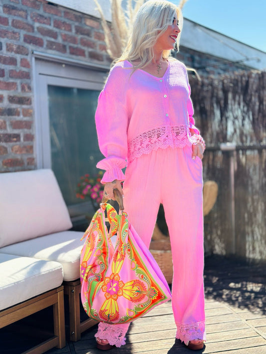 Pantalon « DANA » ROSE