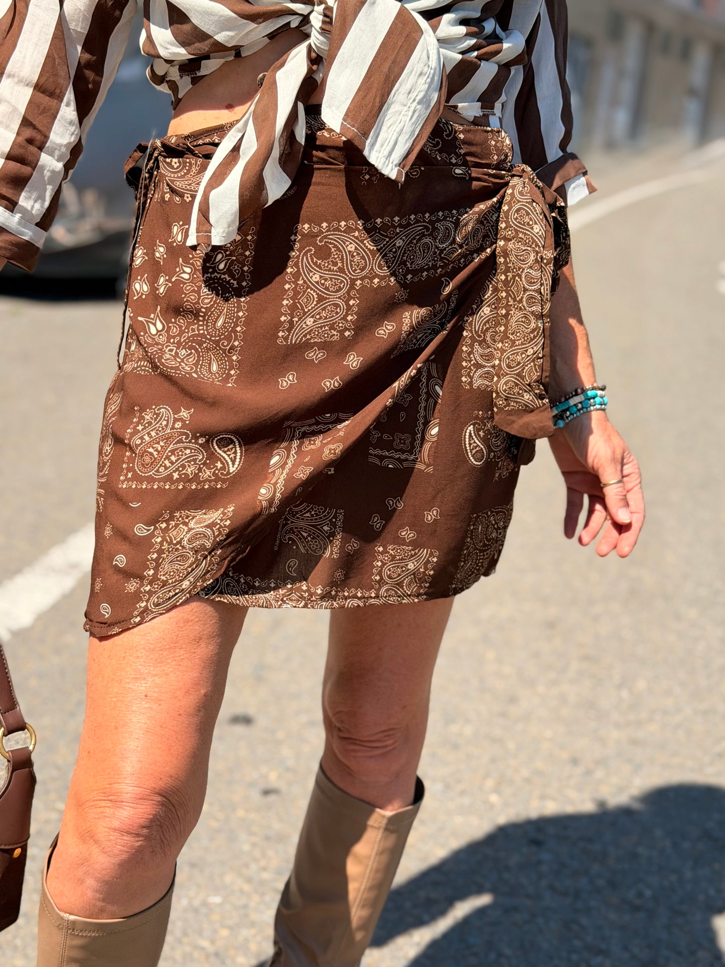 Jupe "Bandana" Choco
