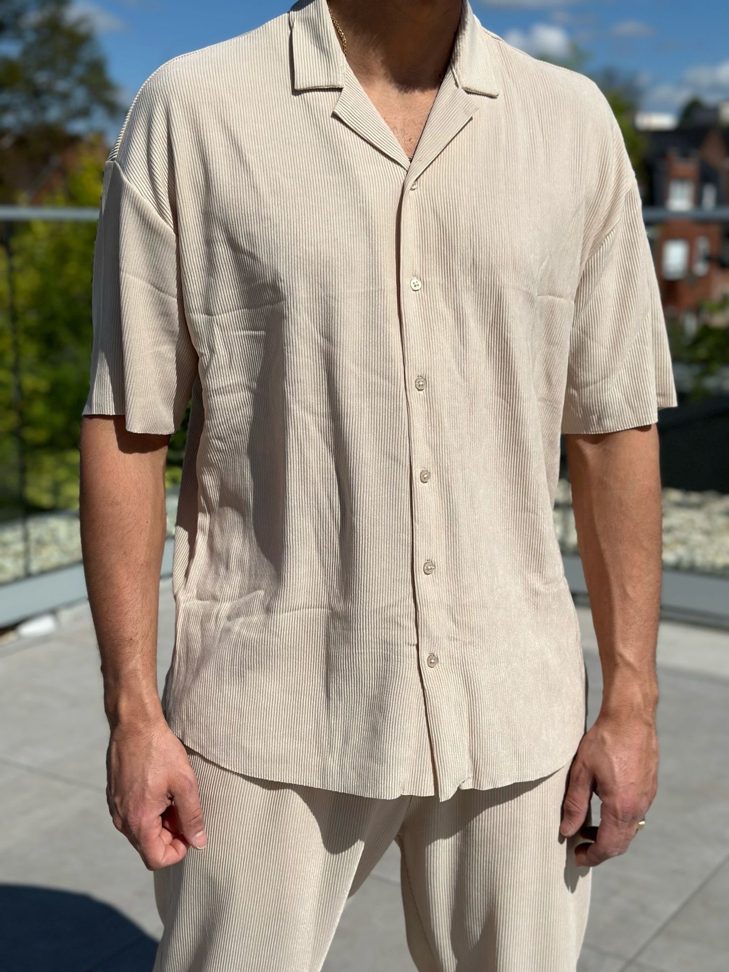 CHEMISE KENZO BEIGE