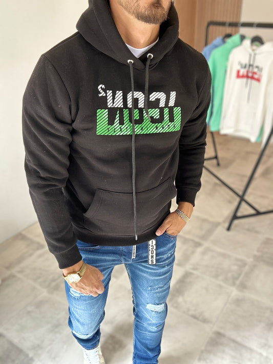 Pull À Capuche Icon Noir