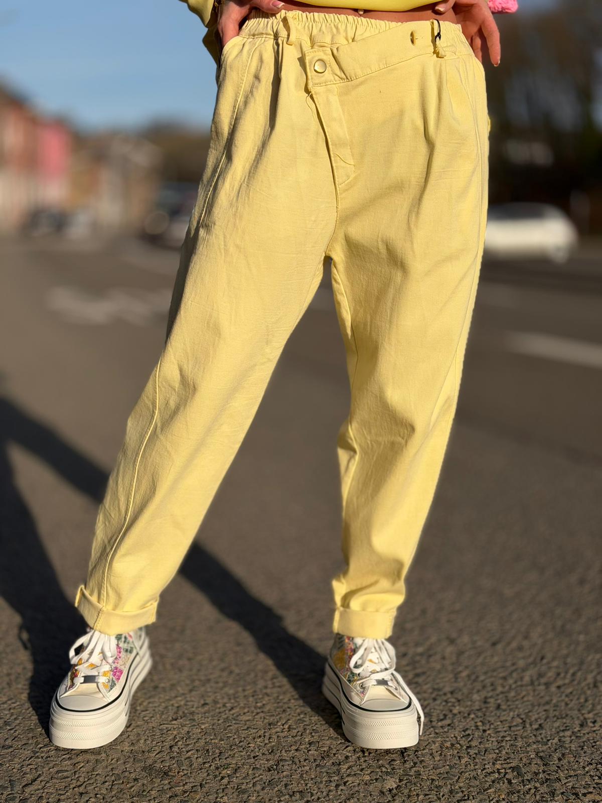 Pantalon Baggy "Yellow" Jaune