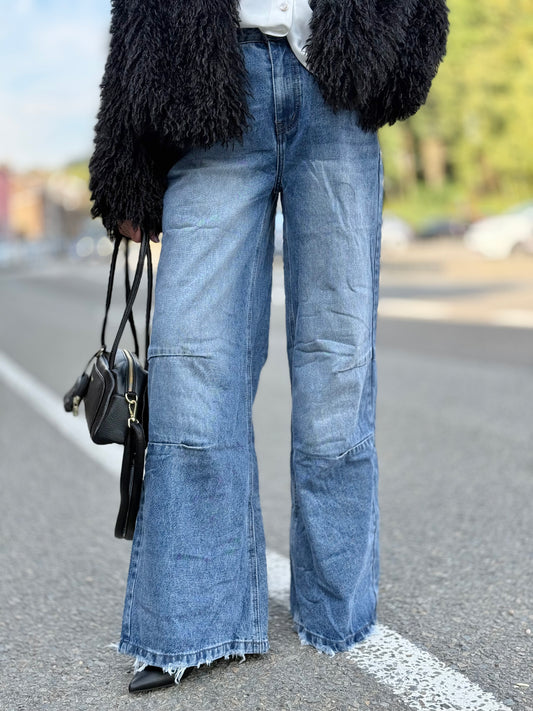 Jeans "SEVENTYS" Bleu