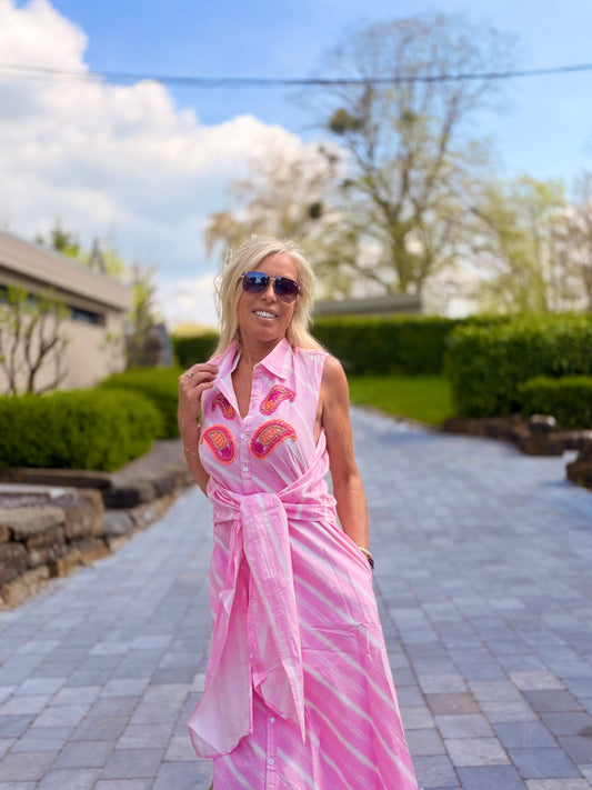Robe " Apolline  " Rose