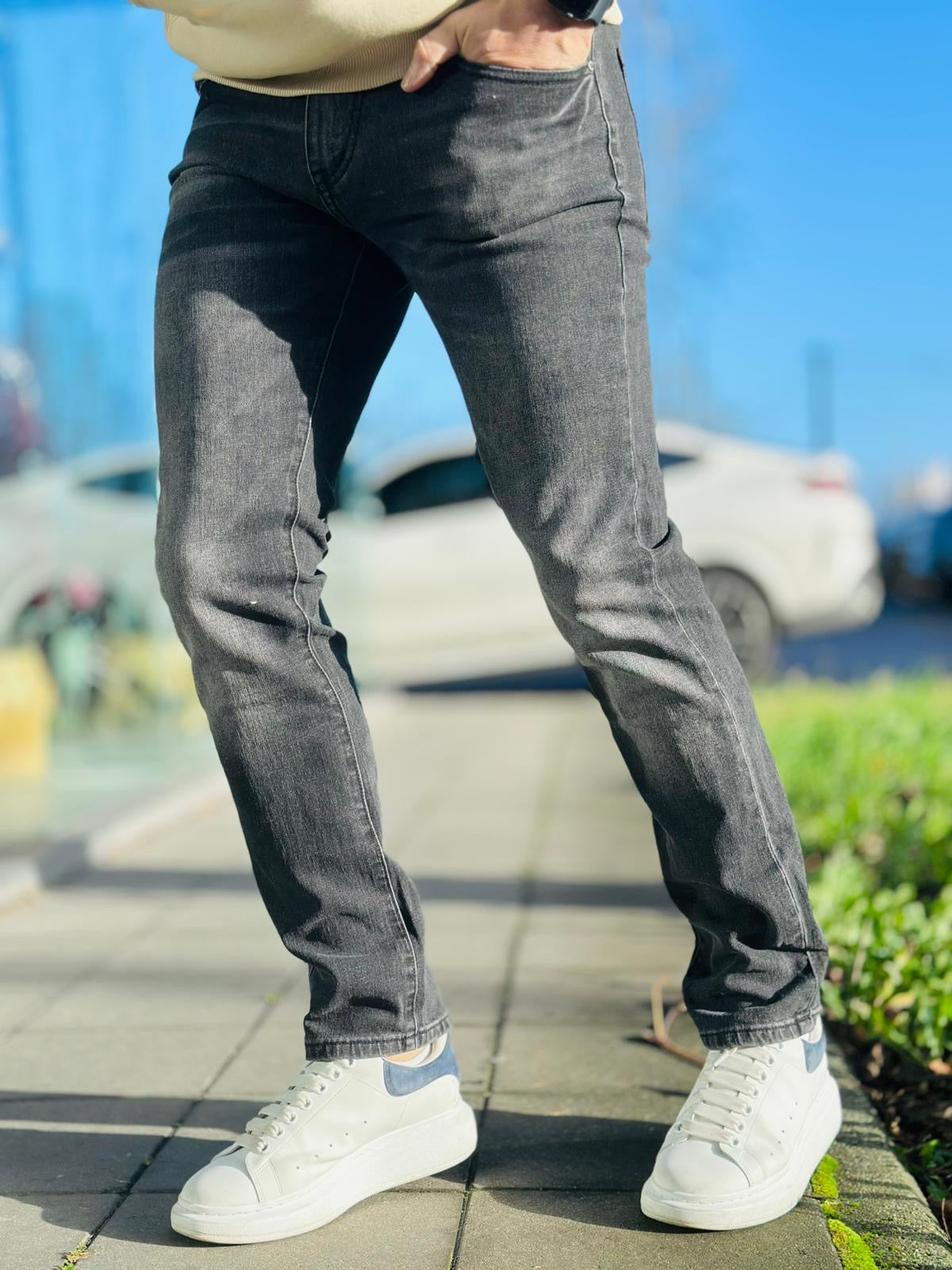 JEANS TOMMY GRIS