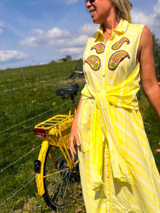 Robe "Apolline " Jaune