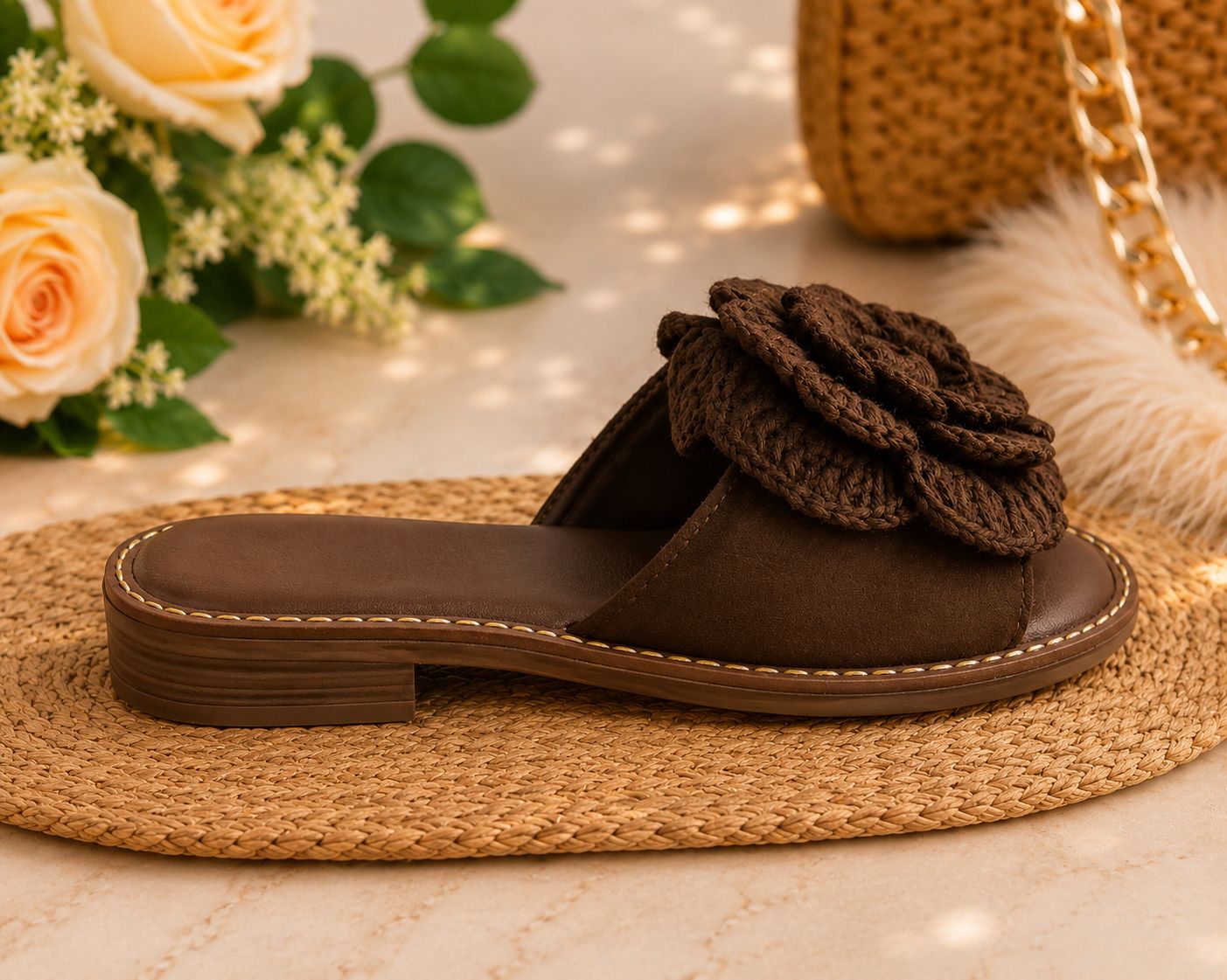 Sandales « Flora » Choco