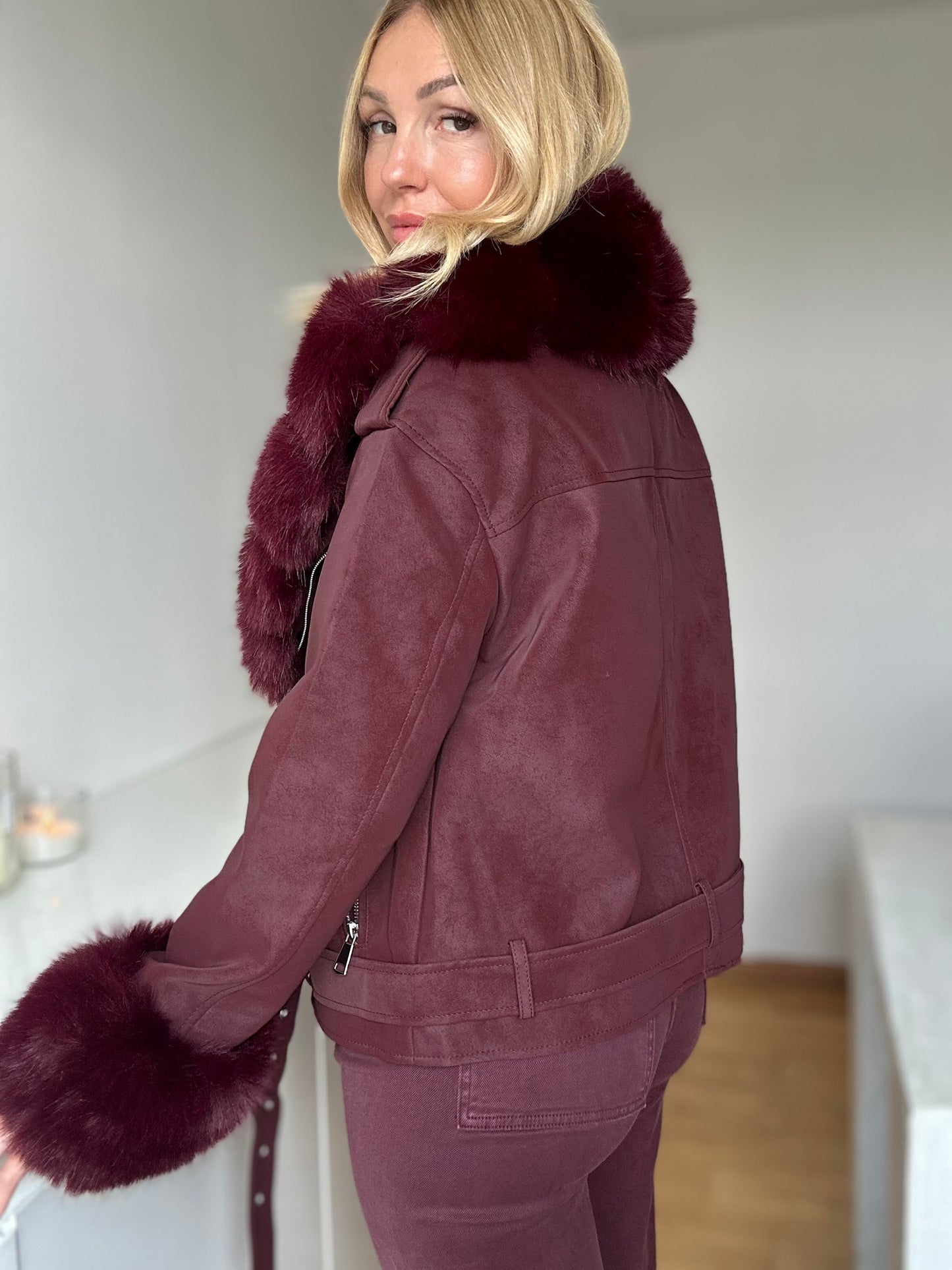 Veste « GABRIELLA » BORDEAUX