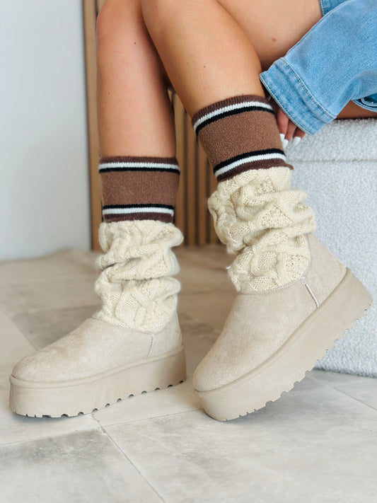 Bottes « HUGGY » BEIGE