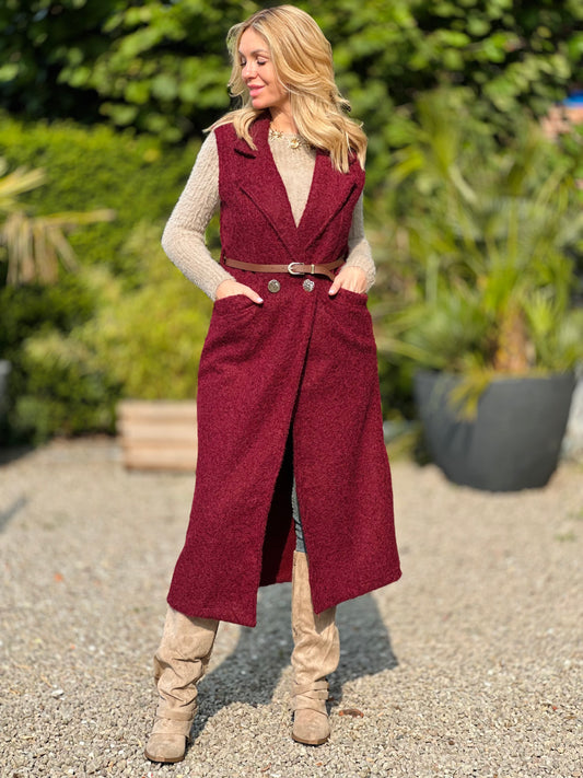 Veste « OLGA » BORDEAUX