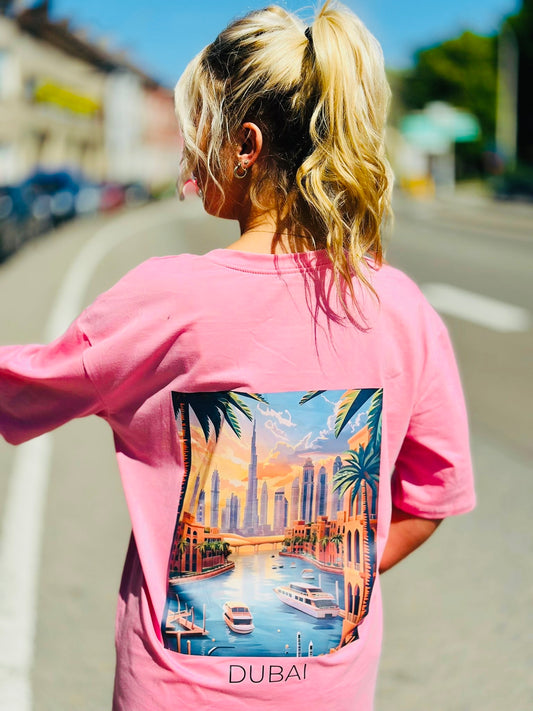 Tee-shirts « DUBAI » ROSE