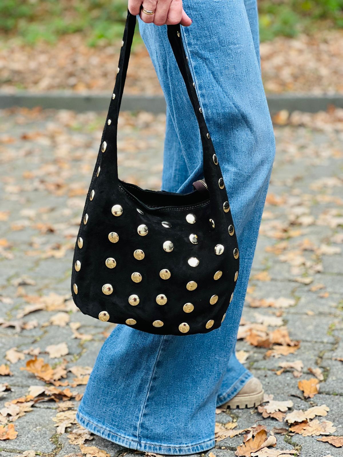 SAC en daim « LALY » NOIR