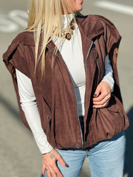 Veste « SONIA » CHOCO
