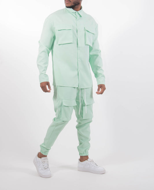 ENSEMBLE LIVIO VERT EAU