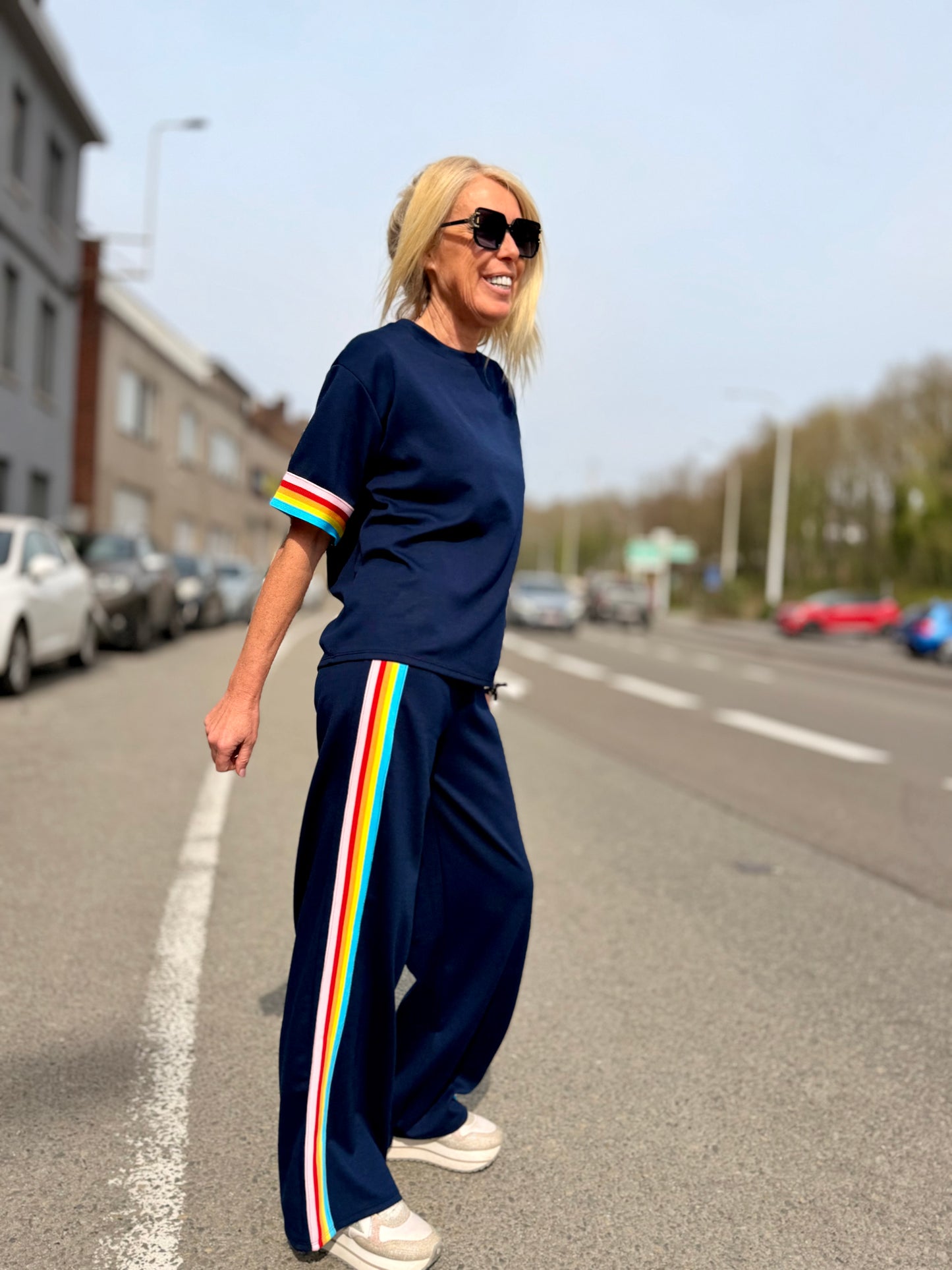 Ensemble «Color» bleu marine