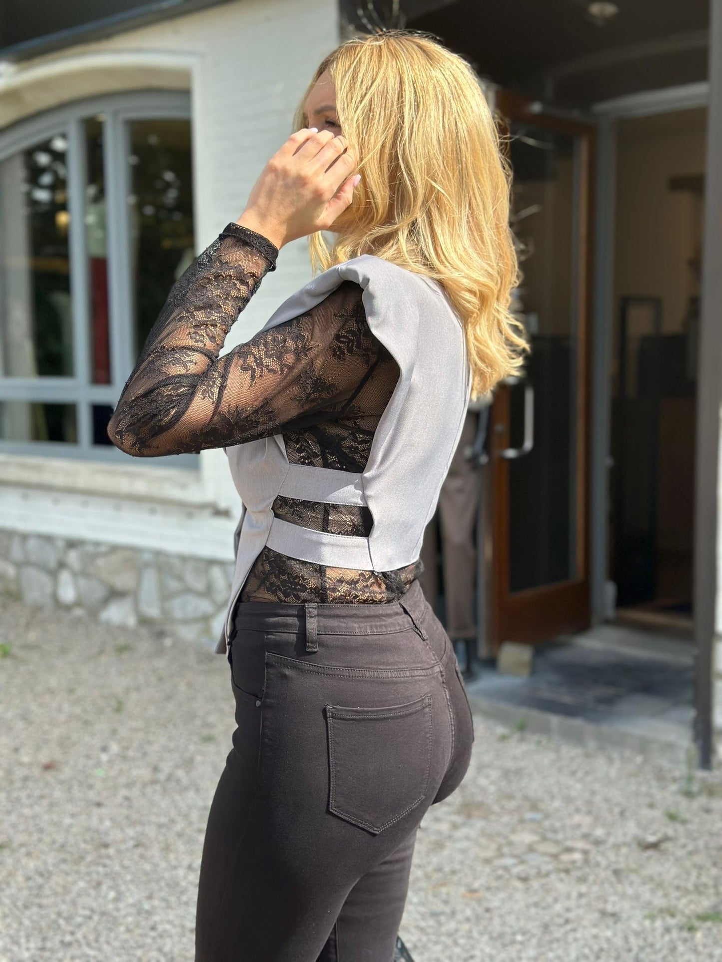 Blazer «  ELIANA » GRIS
