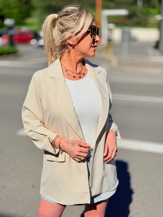 Blazer «Over » beige