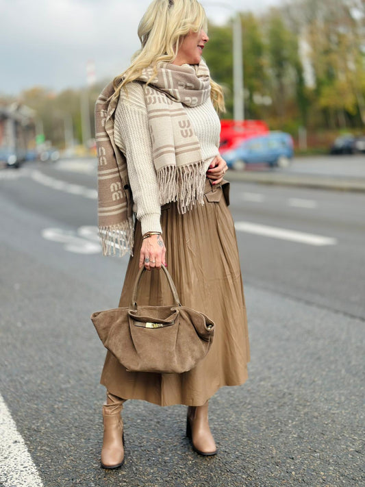 Jupe « HAVANA » TAUPE