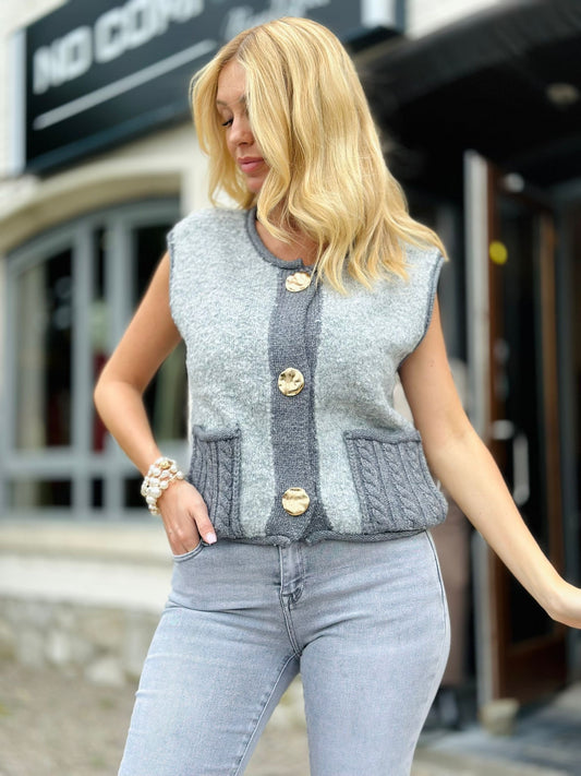 Gilet « ALBA » GRIS