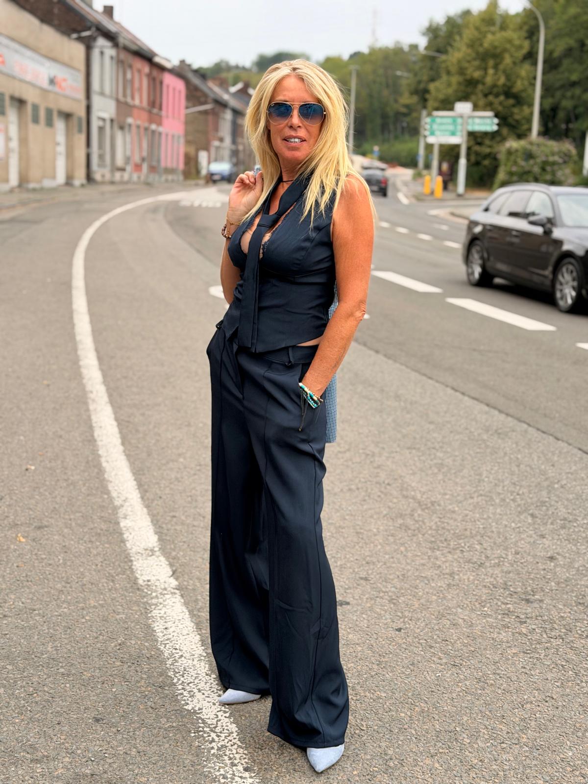 Ensemble «Nadine» bleu