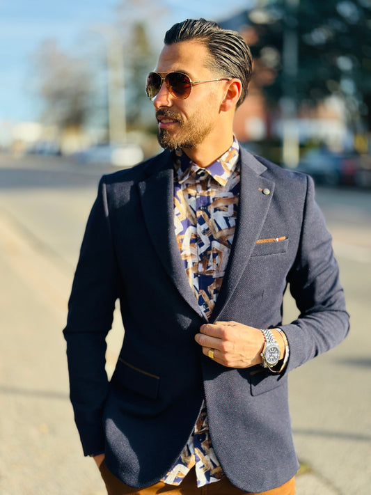 BLAZER BARON BLEU MARINE