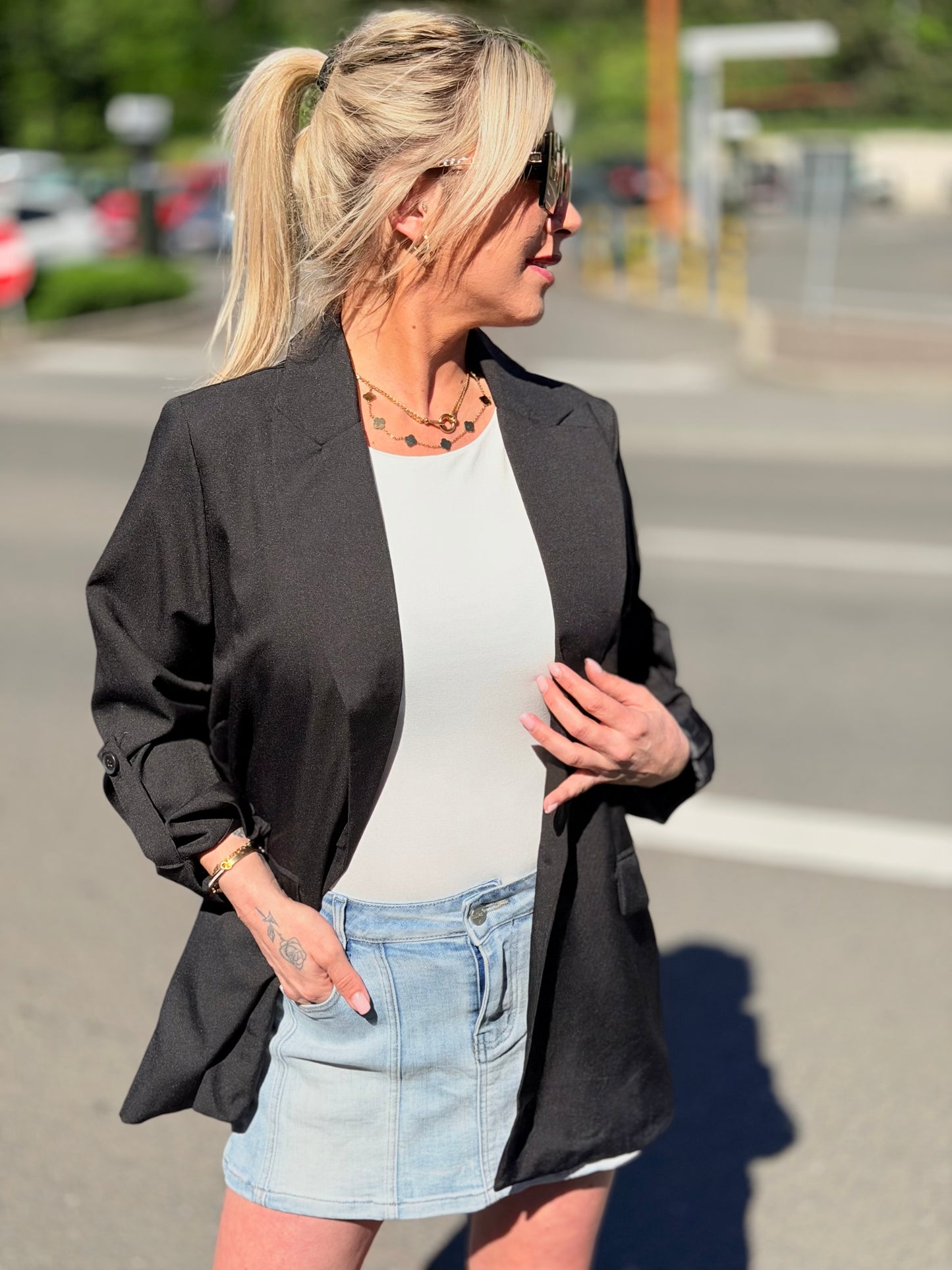 Blazer «Over» noir