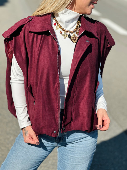 Veste « SONIA » BORDEAUX
