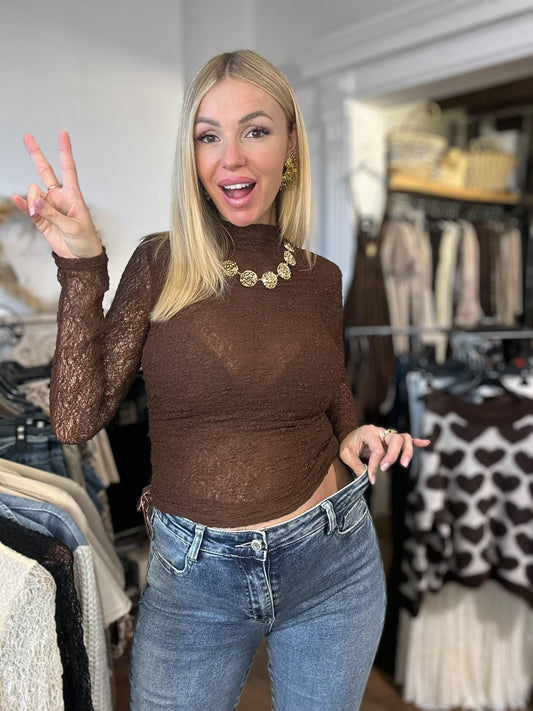Blouse « LORINE » CHOCO